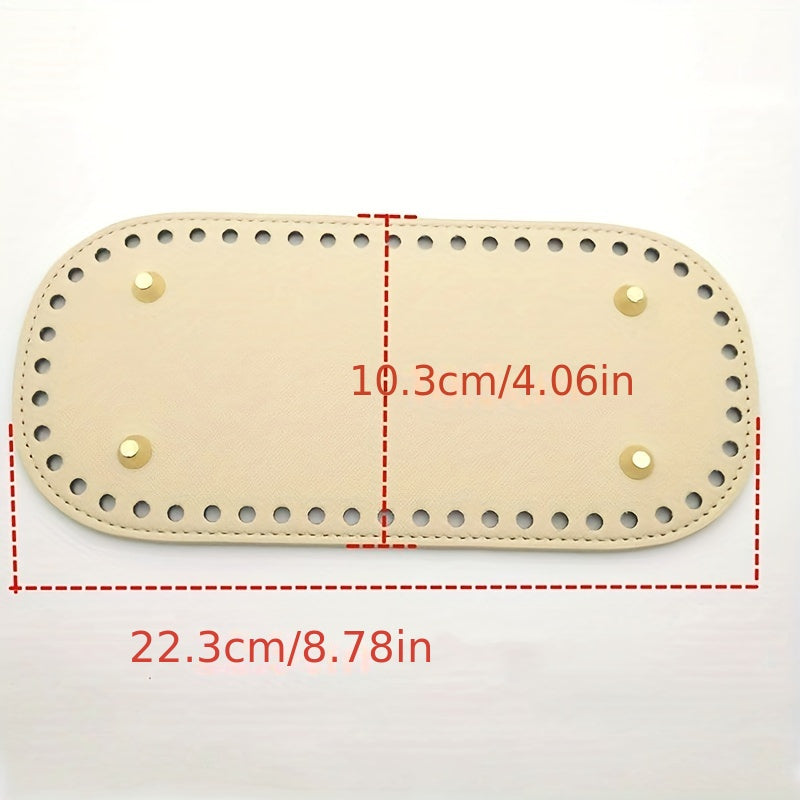 Modern Handwoven Bag Bottom Oval Shape Sewing Accessories