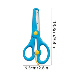 1pc Safety Scissors Macrame Anti-pinch Stretch Plastic Scissors