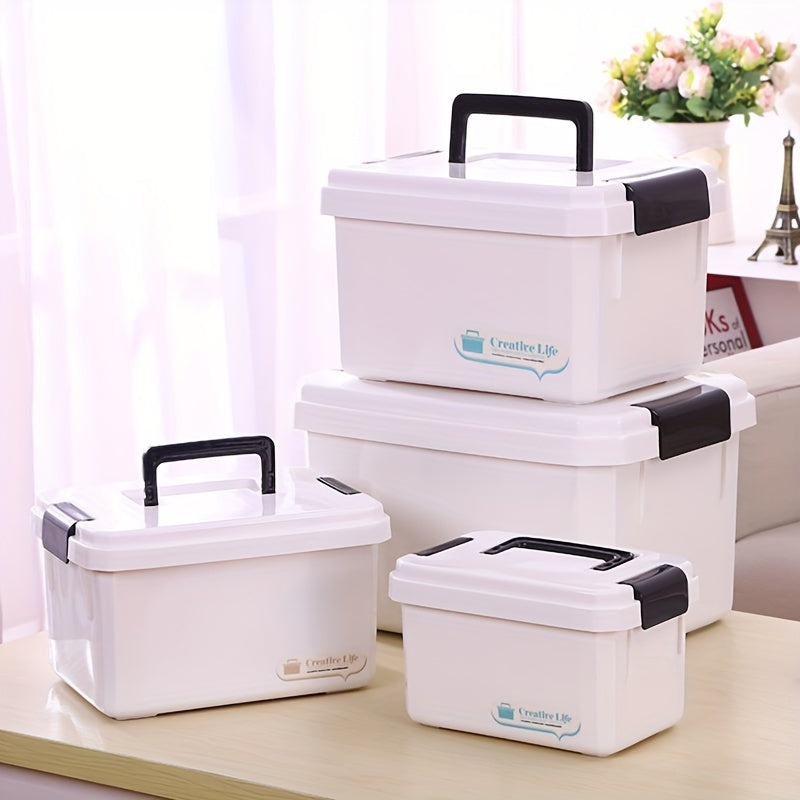Portable First Aid Box Medicine Pill Organizer Storage Box Two Sizes