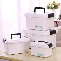Portable First Aid Box Medicine Pill Organizer Storage Box Two Sizes