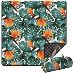 Classic 240T Printed Beach Mat Waterproof Foldable Outdoor Blanket