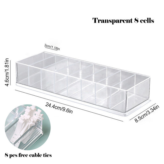 8 Pcs Wire Ties Cable Organizer Box Portable Cord Storage Organizer