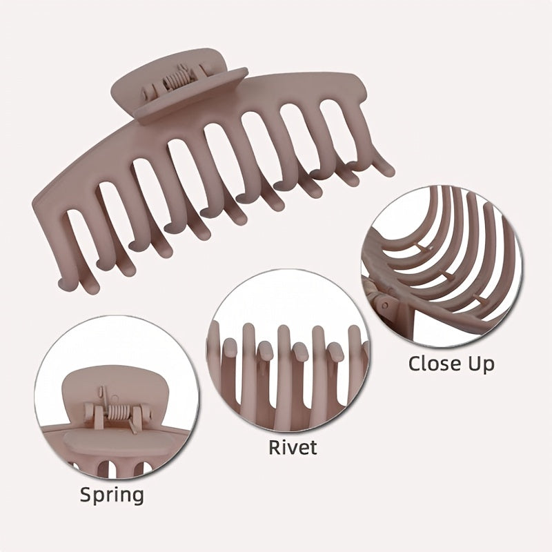 Matte Hair Claw Clips For Thick Hair