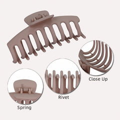 Matte Hair Claw Clips For Thick Hair