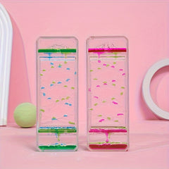 Liquid Hourglass Timer Stress Relief Toy - Birthday Gift