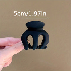 3pcs Mini Shark Claw Hair Clips Matte Style Hair Accessories