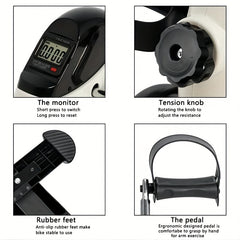 Mini Stepper Arm Leg Trainer LCD Display Indoor Training