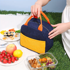 Space Themed Lunch Box Tote Bag Insulated Cooler for Outdoor Adventure