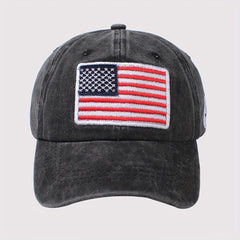 Flag Embroidery Baseball Cap Distressed Independence Dad Hats Unisex Sun Hats