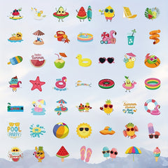 48pcs Graffiti Stickers for DIY Projects, Water Cups, Mobile Phones