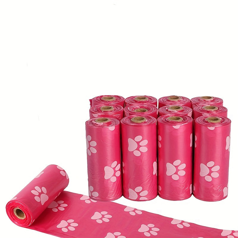 150 Thick Plastic Dog Poop Bags for Outdoor Puppy Walking