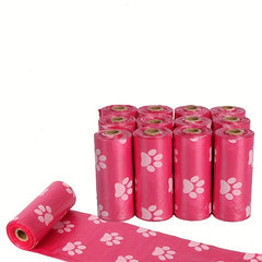 150 Thick Plastic Dog Poop Bags for Outdoor Puppy Walking