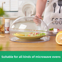 Reusable Microwave Splash Proof Glass Pot Cover, Essential for Home Kitchens