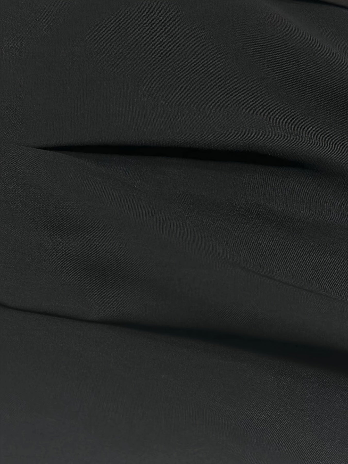  Wide Leg Trousers Solid Elastic Stretch Casual Pants