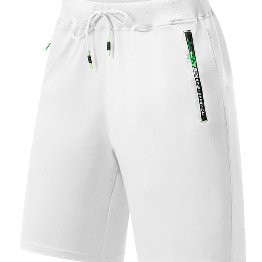 Men's Loose Sports Shorts with Zipper Pocket