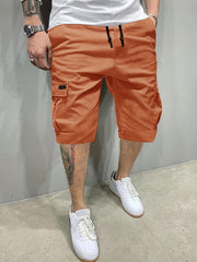 Men's Classic Cargo Shorts with Drawstring Waist