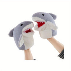 Interactive Little Shark Plush Toy with Mouth Opening Function