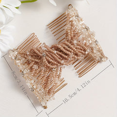 2pcs Magic Hair Combs Double Row Hair Clips Styling Accessories Hair Sidecombs