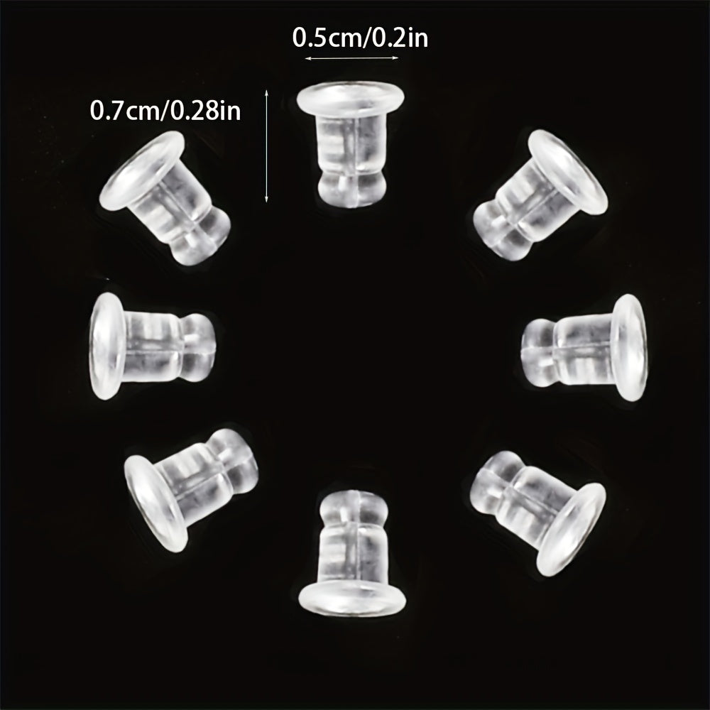 100pcs Resin Bullet Ear Plugs DIY Accessories
