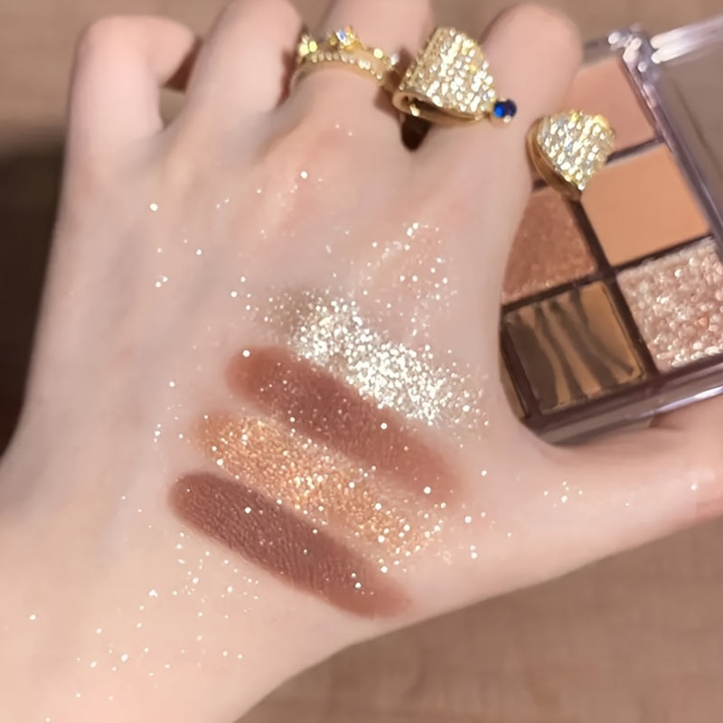 Matte Glitter Pearlescent Eyeshadow Palette