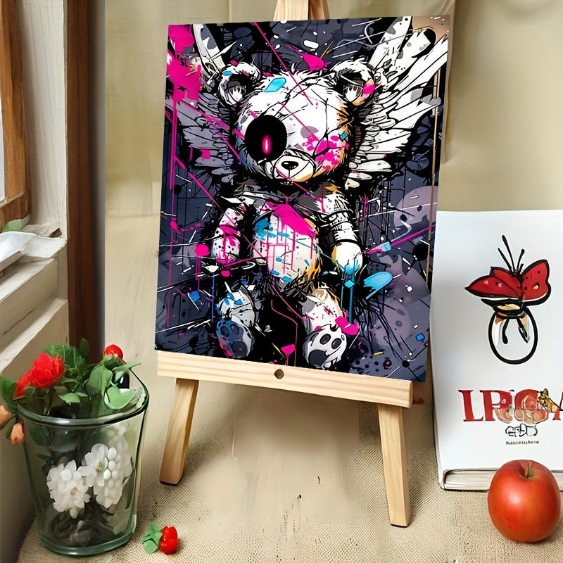 DIY Number Painting Kit Bear Home Wall Decor Gift Choice