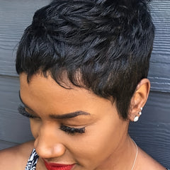 Short Pixie Cut Heat Resistant Wig Women's Wig