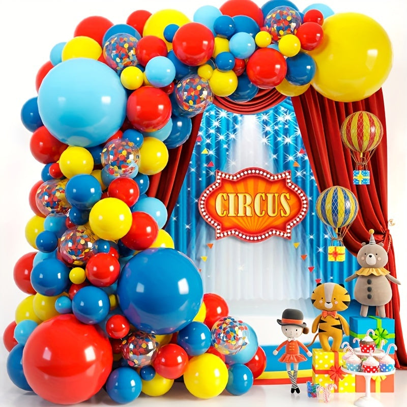 Clown Circus Theme Balloon Garland Arch Kit
