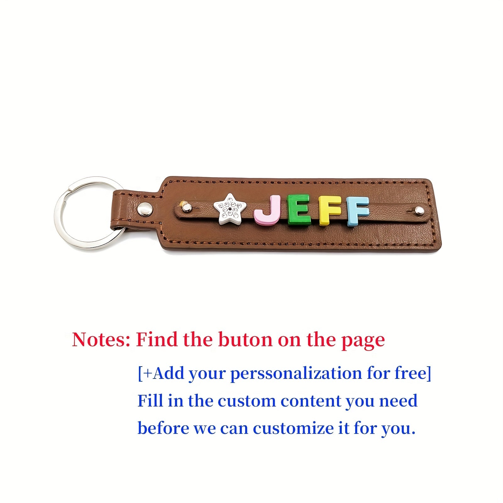 Colorful Pet Memorial Keychain - Up to 8 Characters - Personalized Keepsake