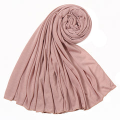 Solid Bandana Women Sweater Bandana Scarf Long Turban Head Wrap
