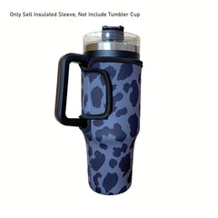 Leopard Print 40oz Cup Sleeve - Scratch Resistant Bottle Protector