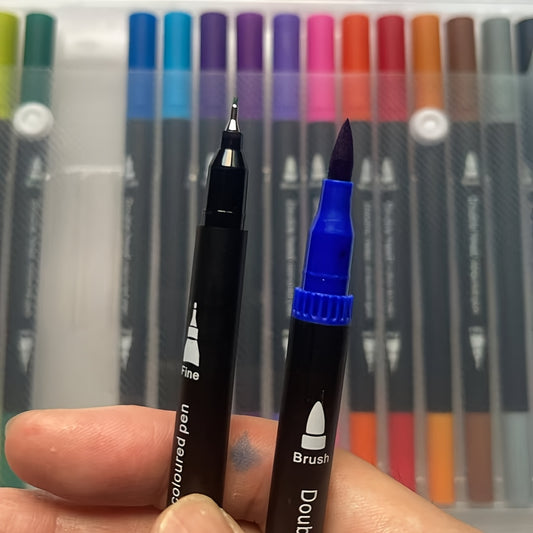 18 Watercolor Paint Brush Set for Painting Graffiti and Sketching