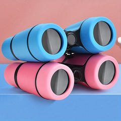 4X30 Small Outdoor Observation Telescope Colorful Rubber Handle Toy Binoculars