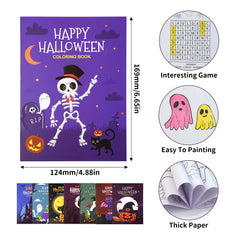 Halloween Coloring Book Puzzle Game for Kids