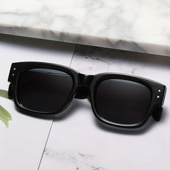 Y2K Square Sunglasses Rivet Decor UV400