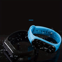 Girls Sports Digital Watch LED Oval Electronic Silicon Strap