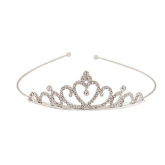 Rhinestone Crown Princess Headband for Wedding Prom Party