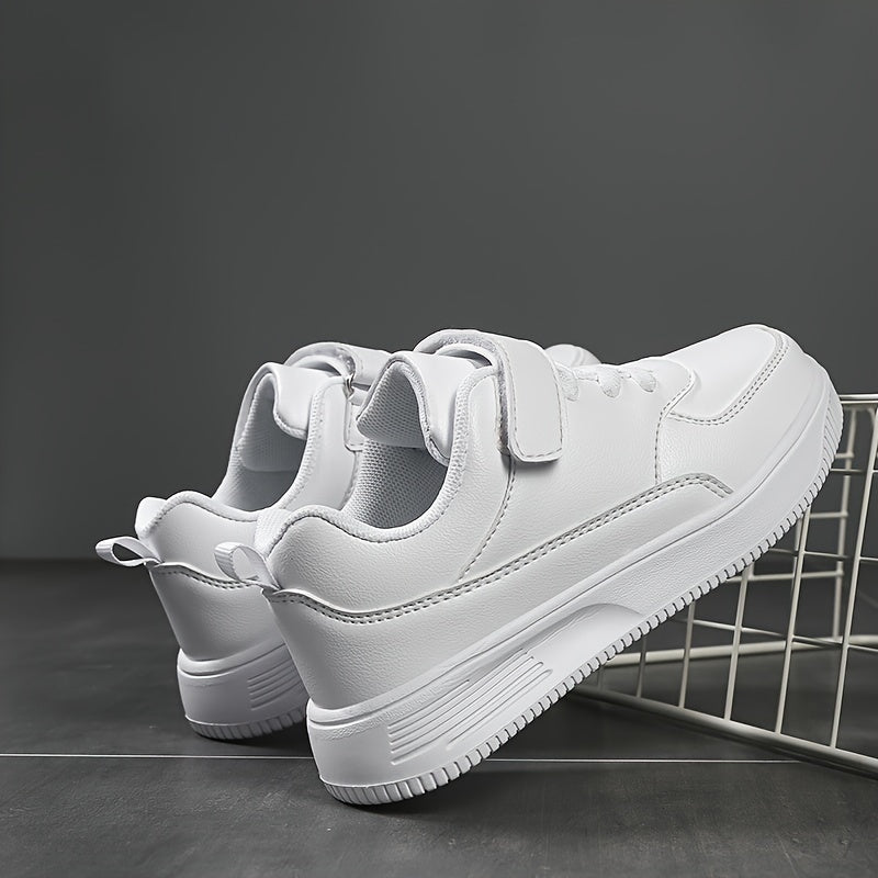 Kids Solid Low Top Sneakers Lightweight Anti Slip Outdoor Shoes