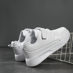 Kids Solid Low Top Sneakers Lightweight Anti Slip Outdoor Shoes