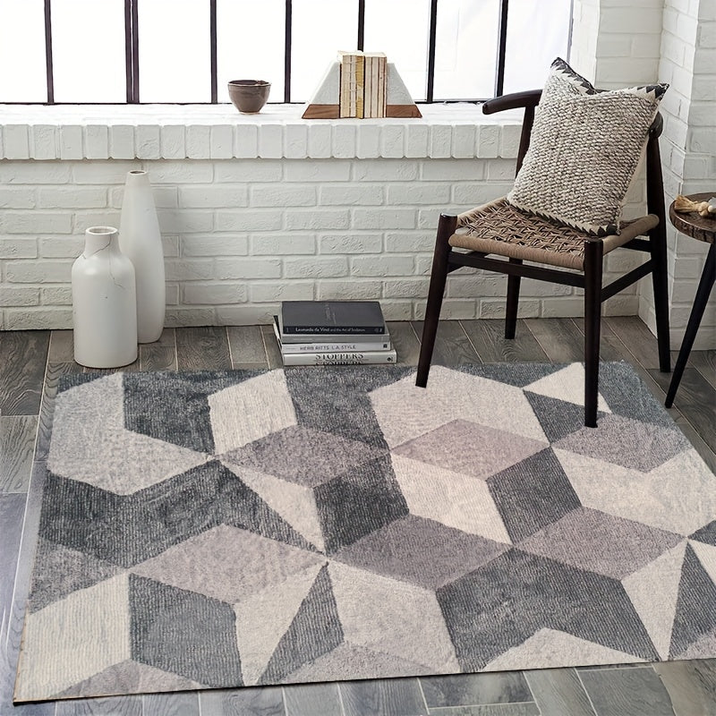 Large Fluffy Faux Wool Area Rug for Living Room Bedroom