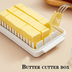 Butter Cutter Cheese Container with Lid Slic
