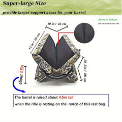 Portable Water Proof Sandbag Rest Bag, Unfilled