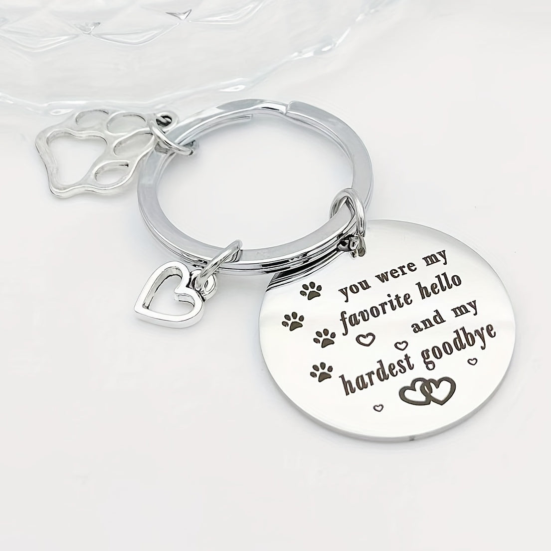 Memorial Gift Keychains for Dogs & Cats