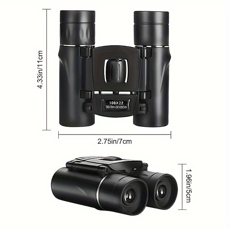 Portable Mini Binoculars BAK4 Prism Waterproof