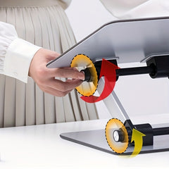 Adjustable Students' Reading Rack Foldable Aluminum Alloy 180 Degree Adjustment
