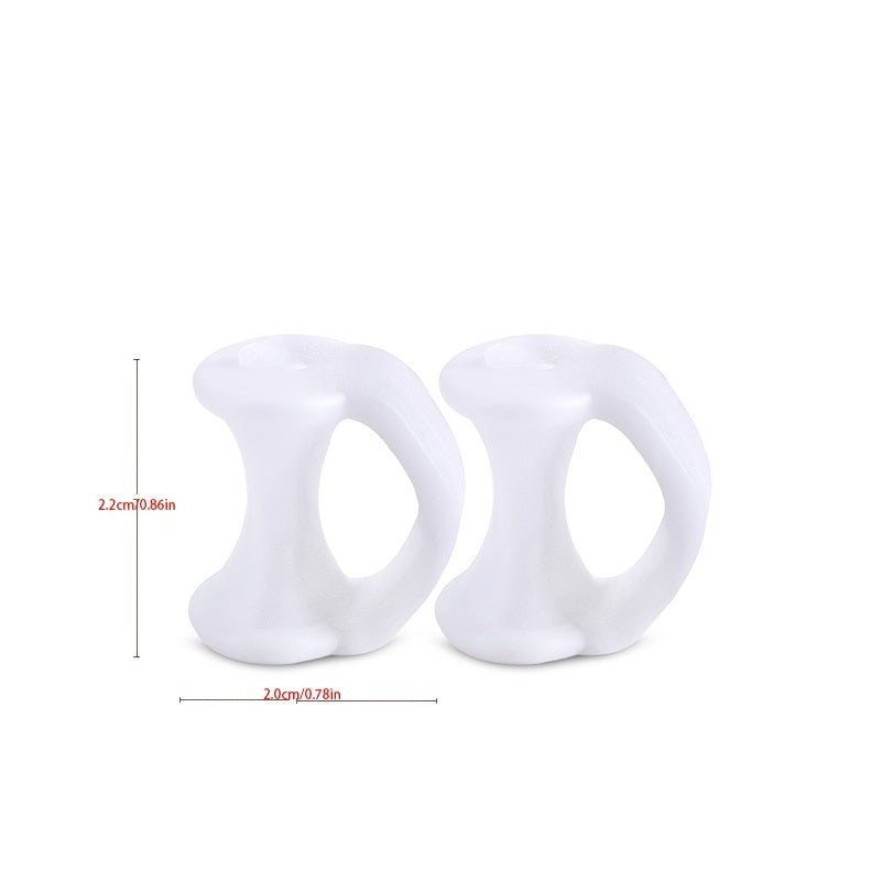 Gel Pinky Toe Separator for Overlapping Toes - Prevents Rubbing
