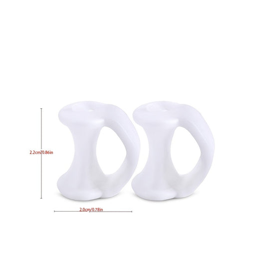 Gel Pinky Toe Separator for Overlapping Toes - Prevents Rubbing