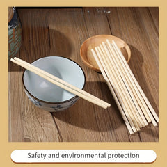 100 Pairs Disposable Chopsticks Red Festive Packaging Takeaway Restaurants Snack