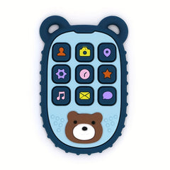 Cartoon Bear Silicone Remote Control Baby Teether Toy
