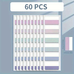 Multicolor Adhesive Writable Index Label for Marking Pages