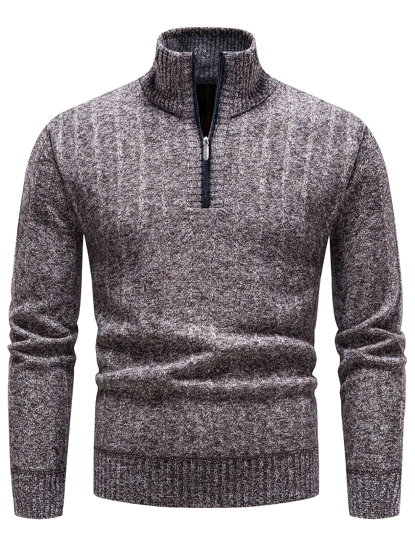 Men's Knitted Sweater Casual Warm Herringbone Pullover For Spring Fall